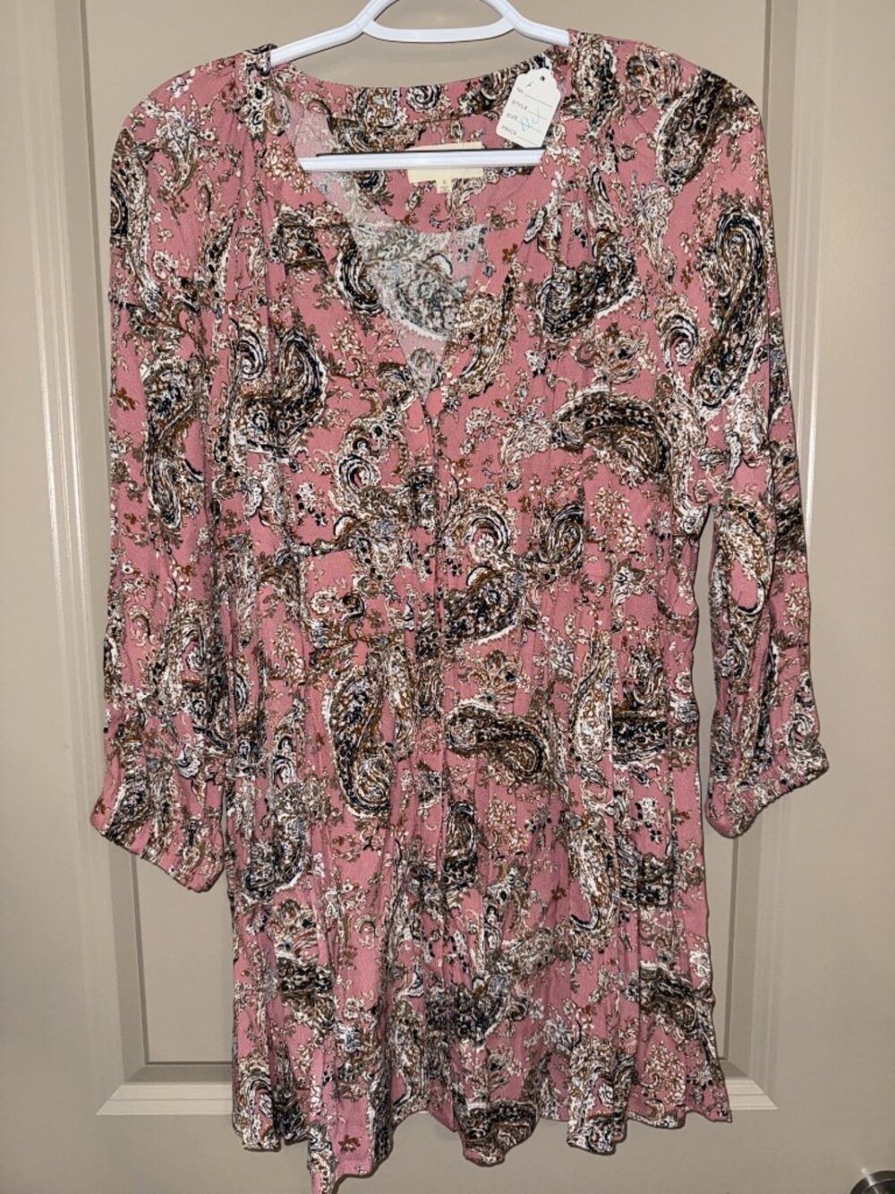 Melloday Paisley Print Dress Size S